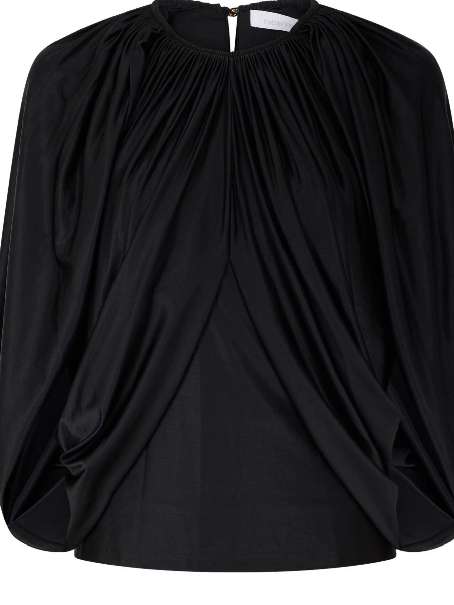 blouse Rabanne round-neck Women draped 0503